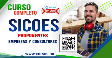 Curso SICOES Empresas en vivo por ZOOM v6